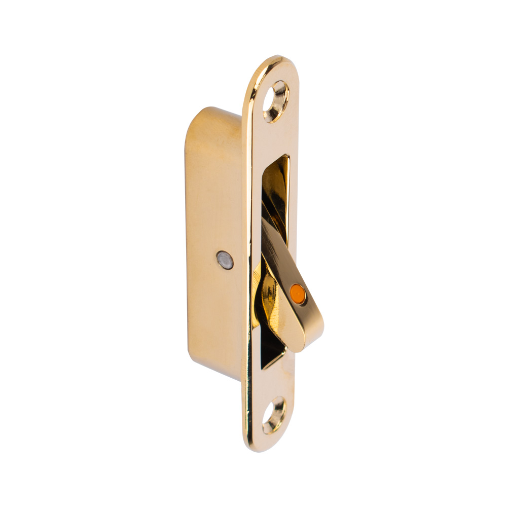 Face-Fix Sprung Vent Lock - Polished Gold